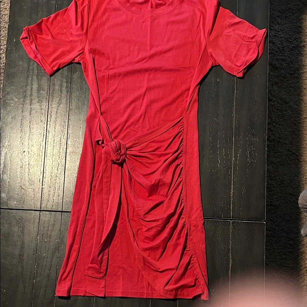 HALARA Vibrant Red Mini Dress